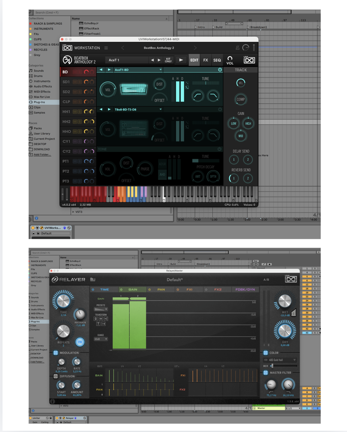 UVI UVI Bundle: Delay + BeatBox Anthology 2 [Firm Pric